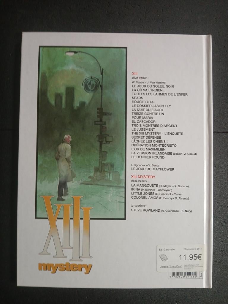 Bd xiii mystery 4,EO, Livres, Enlèvement ou Envoi