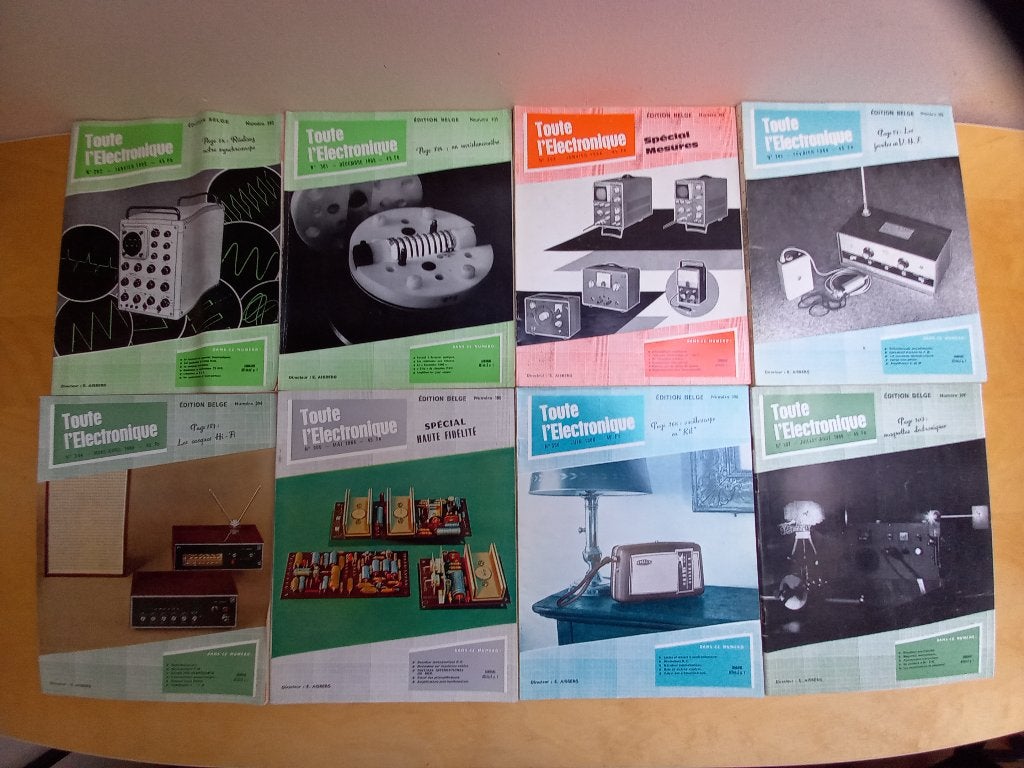 Anciens magazines « Toute l'Électronique » de 1965 à 1969, Enlèvement ou Envoi, 1960 à 1980, Journal ou Magazine