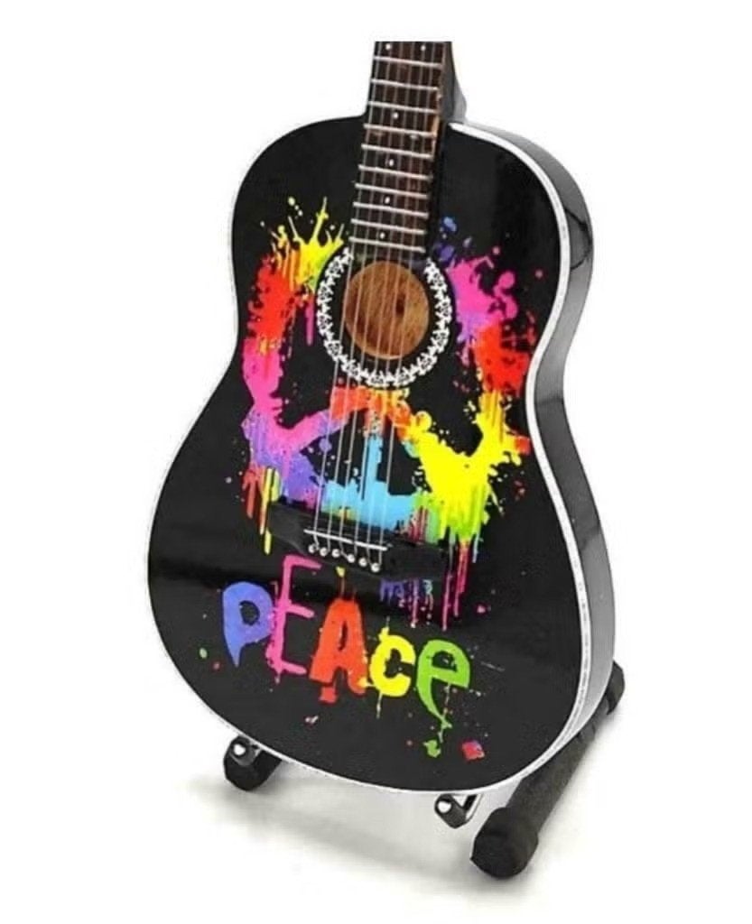 Miniatuurreplica klassieke Spaanse Peace gitaar, Ophalen of Verzenden, Nieuw