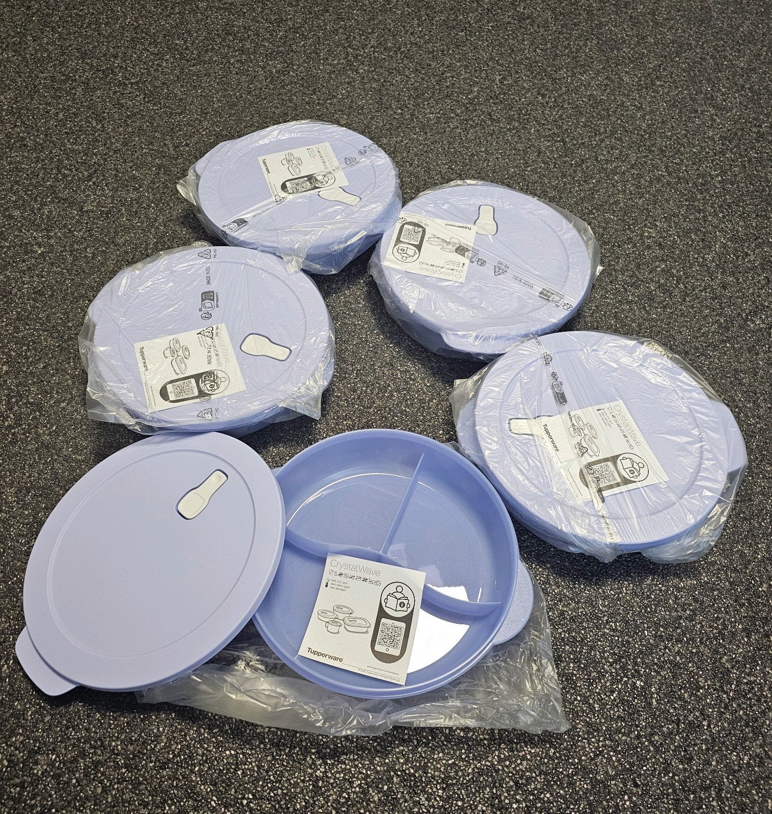 Tupperware crystalwave vakjesborden, Huis en Inrichting, Keuken | Tupperware, Ophalen of Verzenden, Nieuw