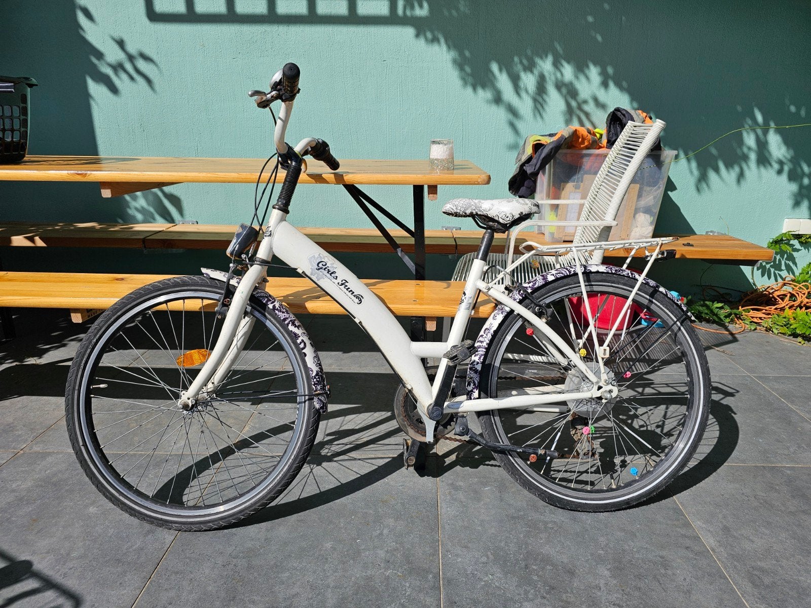 meisjesfiets, Fietsen en Brommers, Ophalen, Gebruikt, Overige merken