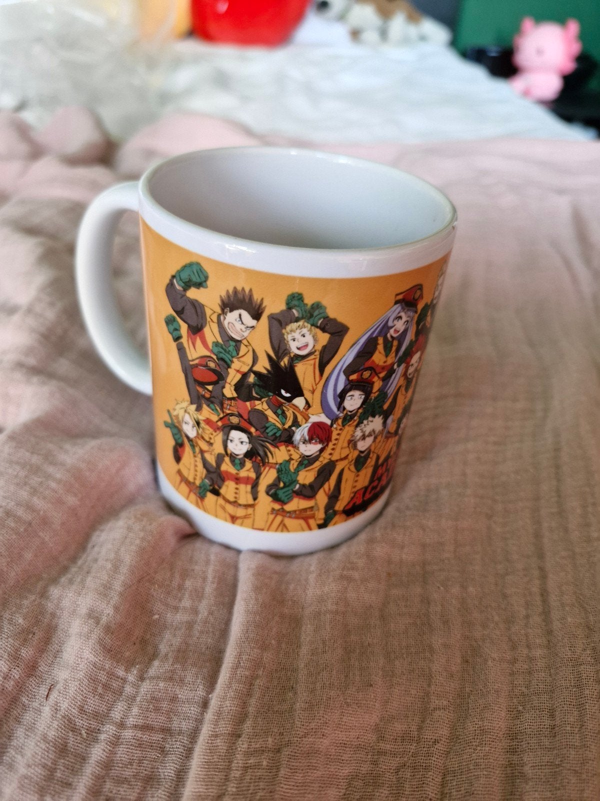 My hero academia tas, Maison & Meubles, Cuisine | Vaisselle, Enlèvement, Comme neuf, Autres styles, Verre ou Verres