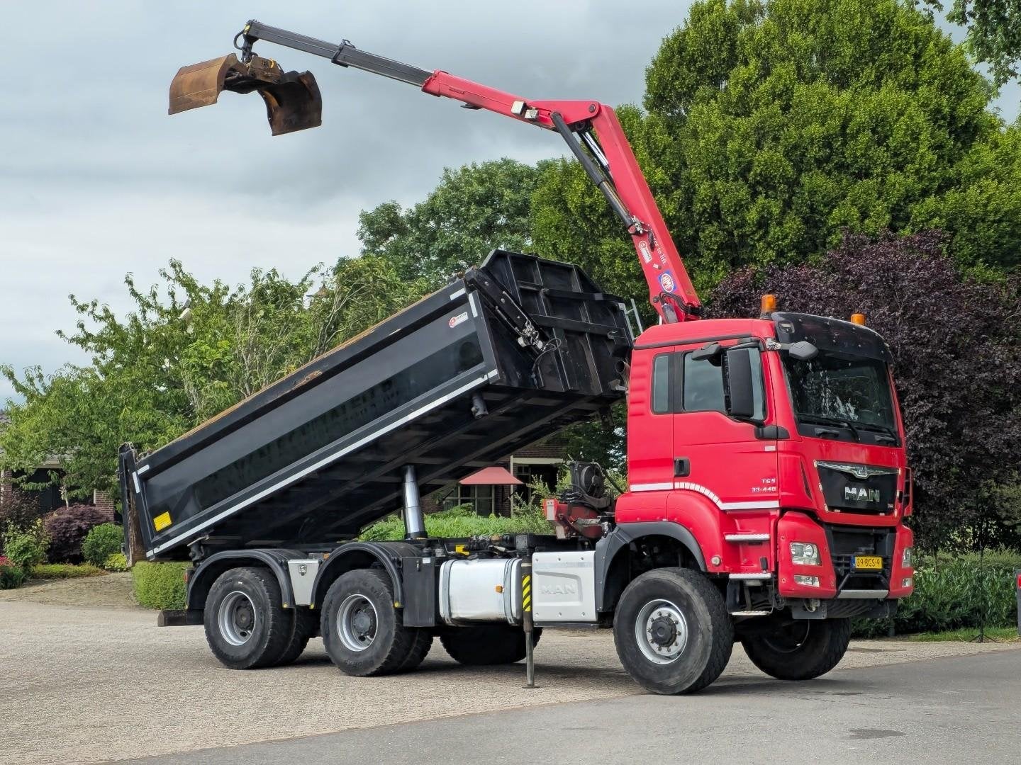 MAN TGS 33.400 6X6 BH WVT WS Grue en Z/BENNE ! EURO 6 ! DK12, 324 kW, Achat, Euro 6, Entreprise