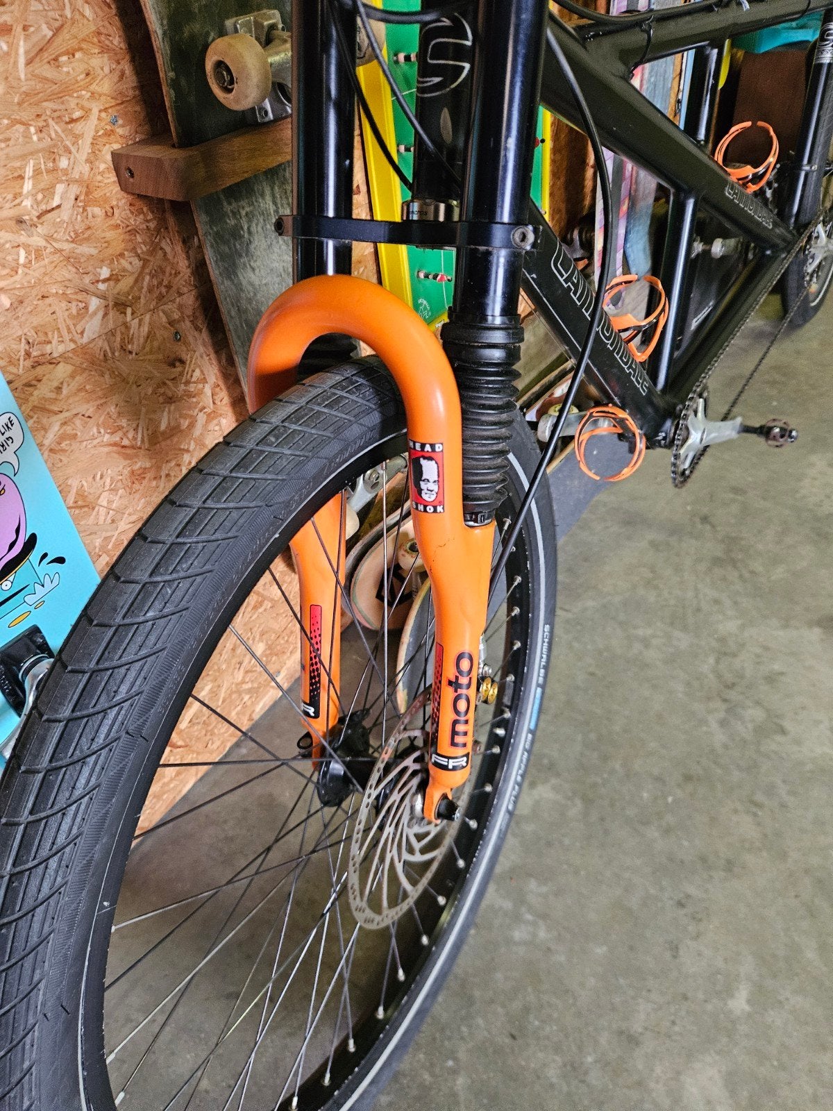 Tandem cannondale, Ophalen