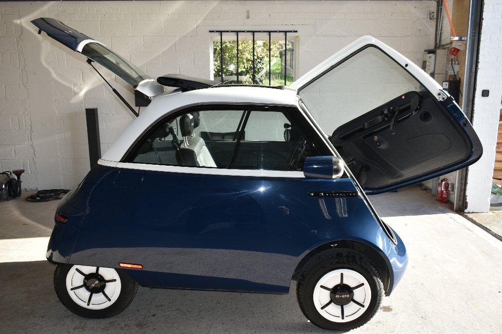 Microlino, Auto's, Automaat, 0 cilinders, Blauw, 2 zetels