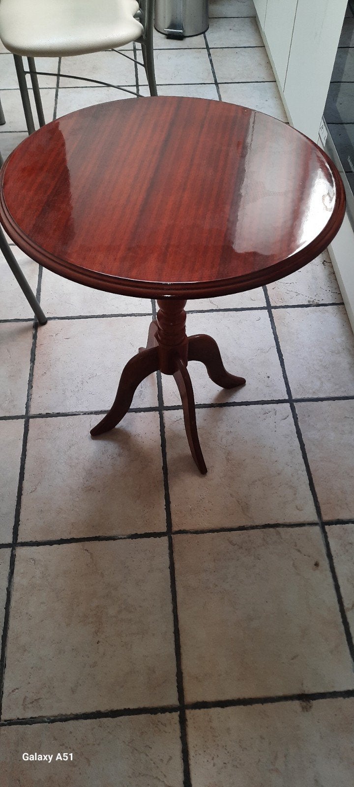 table, Maison & Meubles, Rond, Enlèvement, Utilisé, 50 à 100 cm