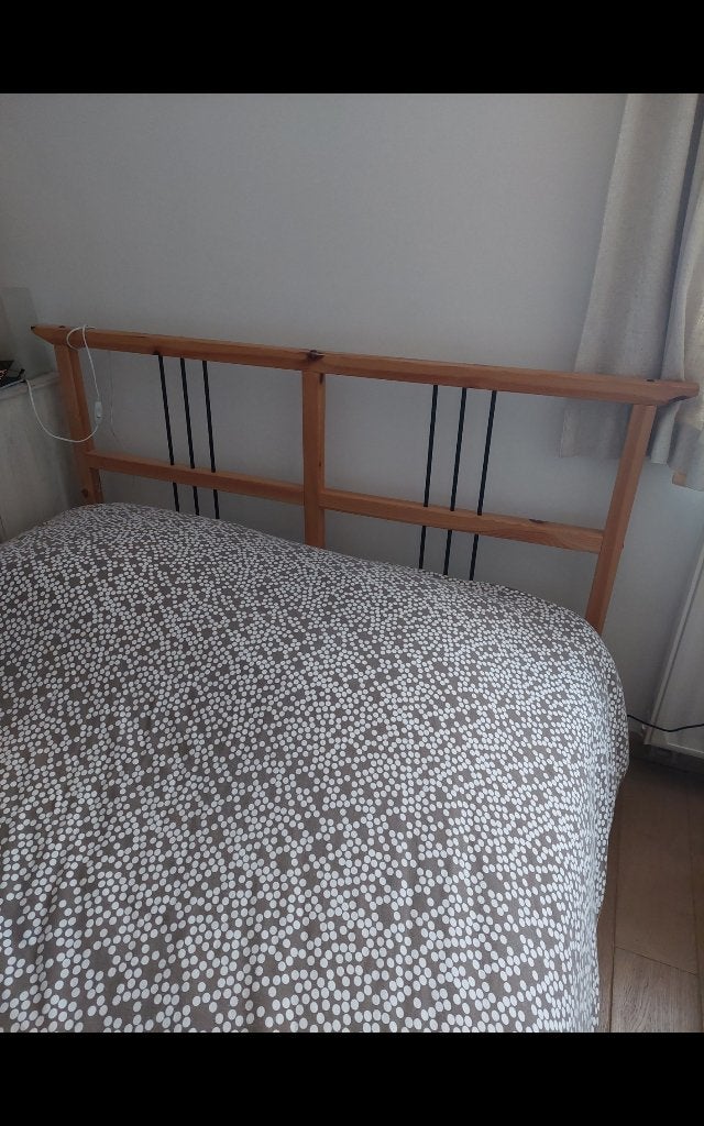 LIT IKEA, Beige, 140 cm, Enlèvement, Utilisé