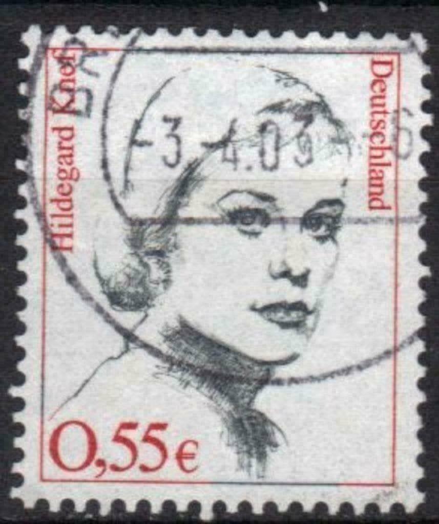 Allemagne 2002 - Yvert 2124 - Femmes célèbres (ST), Envoi, Affranchi