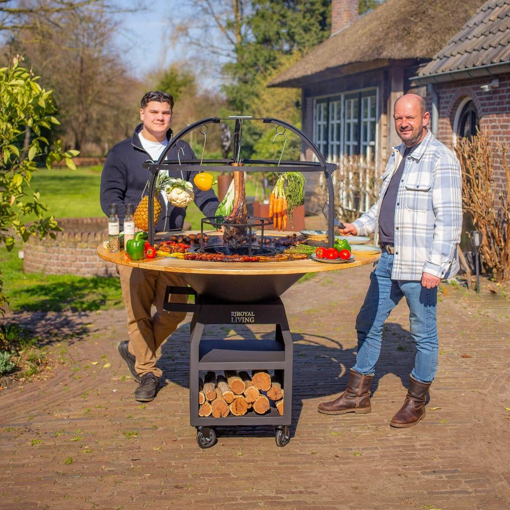 Plancha BBQ grill Maestro 100 cm Blackline buitenkeuken, Ophalen of Verzenden, Nieuw, RJ Royal Living, Met accessoires
