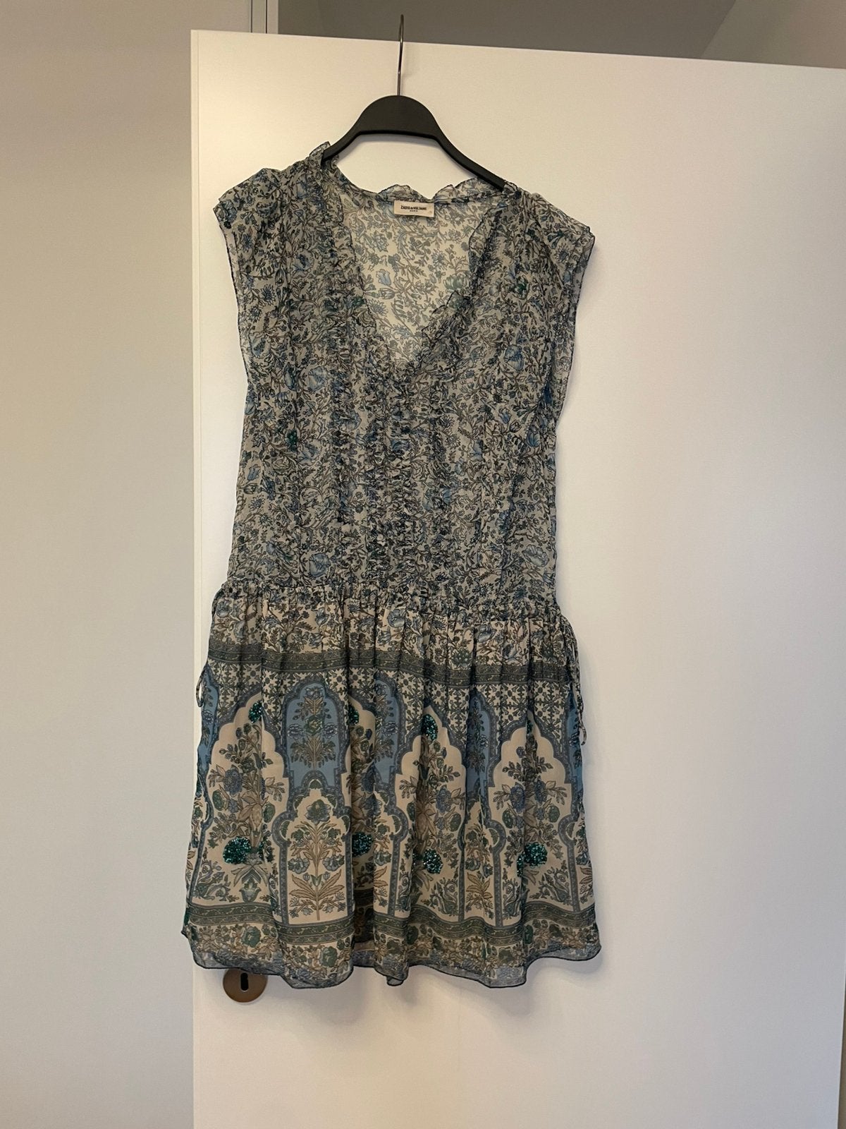 Robe femme Zadig&Voltaire, Kleding | Dames, Jumpsuits, Ophalen, Zo goed als nieuw, Maat 36 (S), Grijs