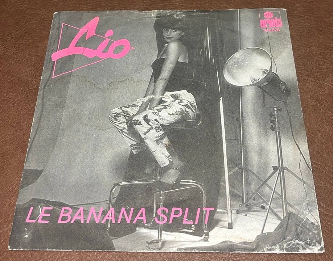 Lio ‎– Le Banana Split - 7” vinyl single - BENELUX 1979, CD & DVD, Enlèvement ou Envoi, Utilisé