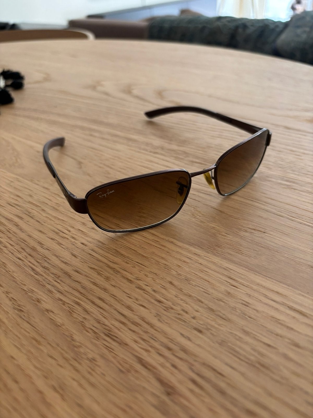Lunettes de soleil RayBan, Brun, Enlèvement, Utilisé, Ray-Ban