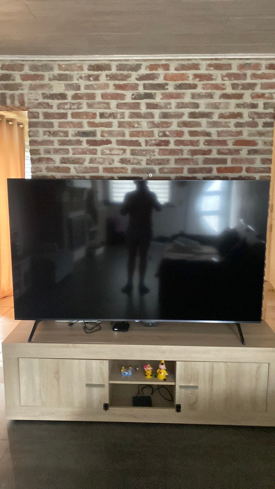 Hisense 75 inch tv, QLED, 120 Hz, Zo goed als nieuw, 100 cm of meer
