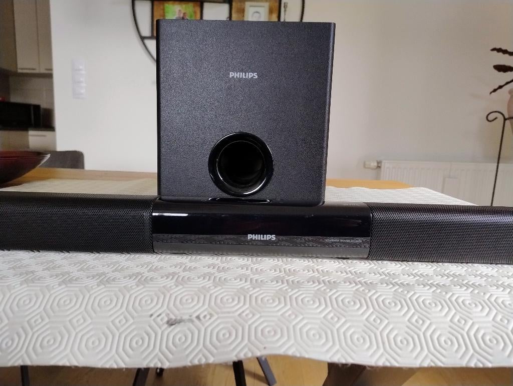 tv luidspreker, Audio, Tv en Foto, Home Cinema-sets, Ophalen, Philips, Soundbar, Zo goed als nieuw