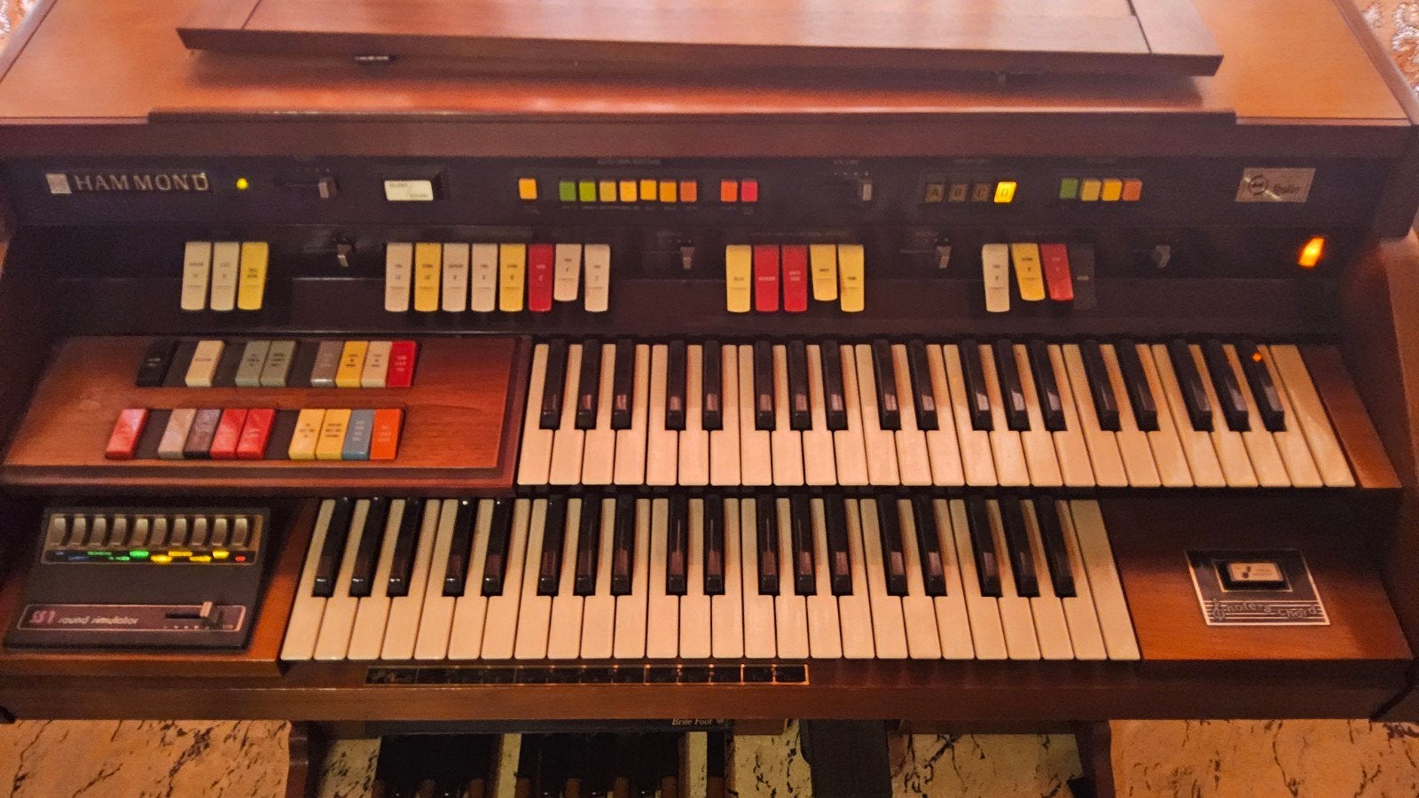 Gratis Hammond orgel, Muziek en Instrumenten, Orgels, Gebruikt, 2 klavieren, Ophalen