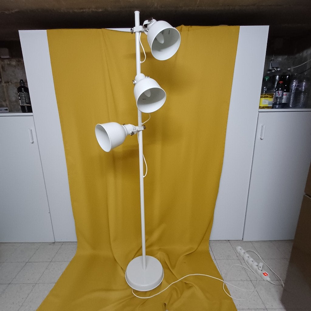 Lampe sur pied Hektar à 3 spots, Utilisé, Métal, Modern, 150 à 200 cm