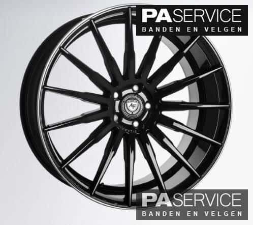 Nw 23 inch Gloss Black Art Form Audi Q7 Q8 set incl Continen, Auto-onderdelen, -, -, Banden en Velgen, Nieuw