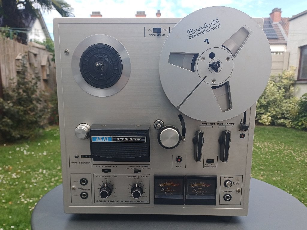BANDOPNEMER AKAI 1722W, Ophalen, Bandrecorder