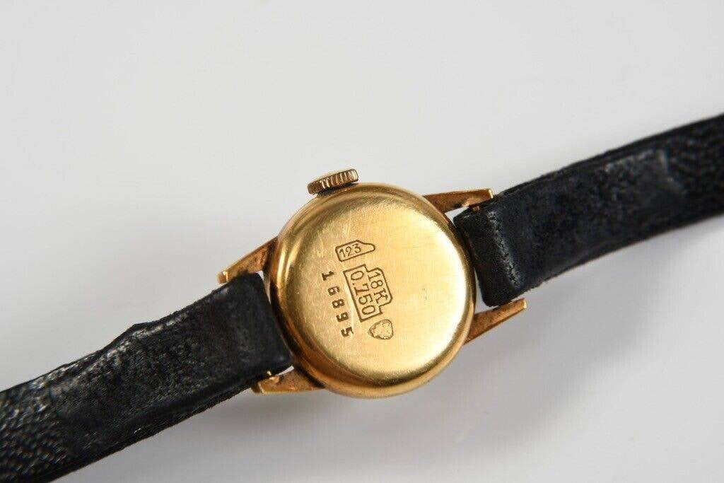 Horloge 18kt goud, Handtassen en Accessoires, Ophalen of Verzenden, Goud, Goud