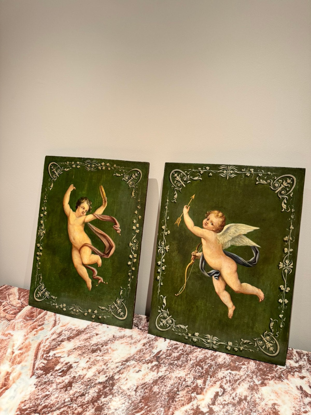Twee engeltjes, Ophalen