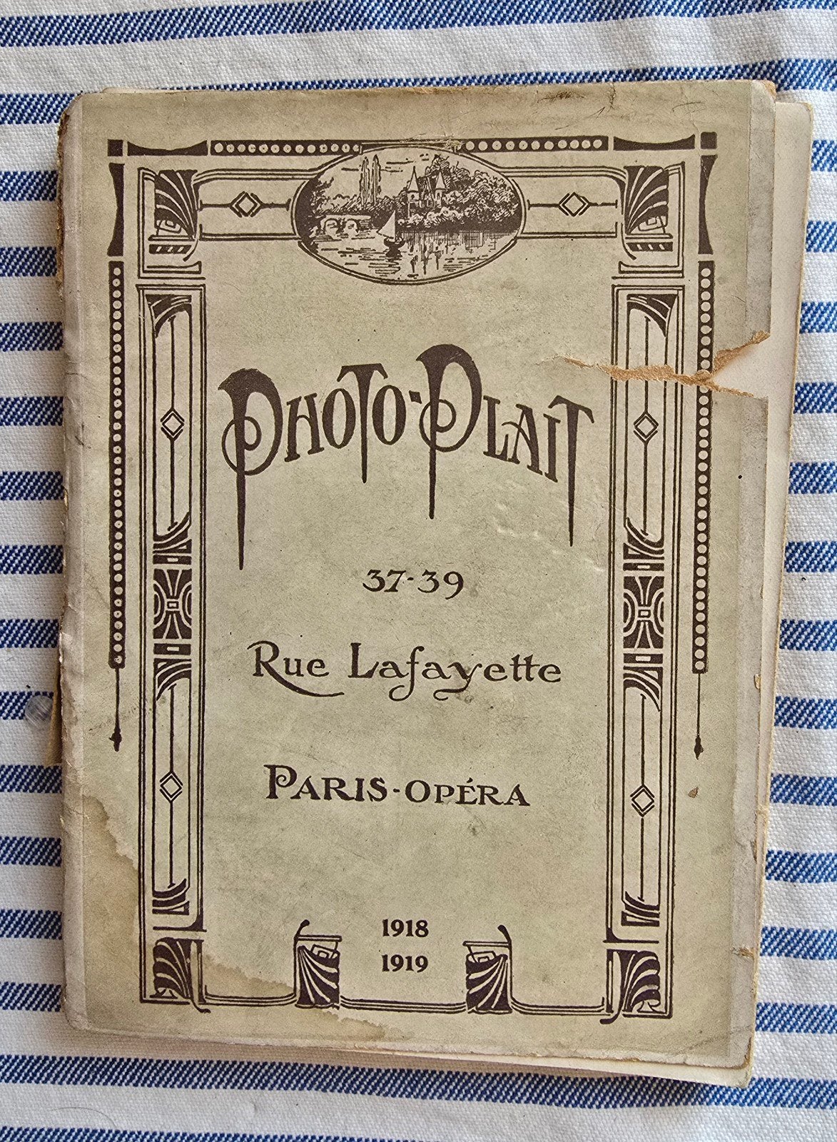 Zeldzame Photo-Plait Catalogus 1918-1919 - Parijs, Antiek en Kunst, Ophalen of Verzenden