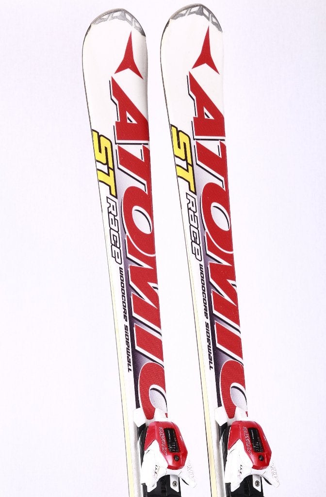 163 cm ski's ATOMIC RACE ST, woodcore, sidewall, short turn, Sport en Fitness, 160 tot 180 cm, Gebruikt, Verzenden, Carve