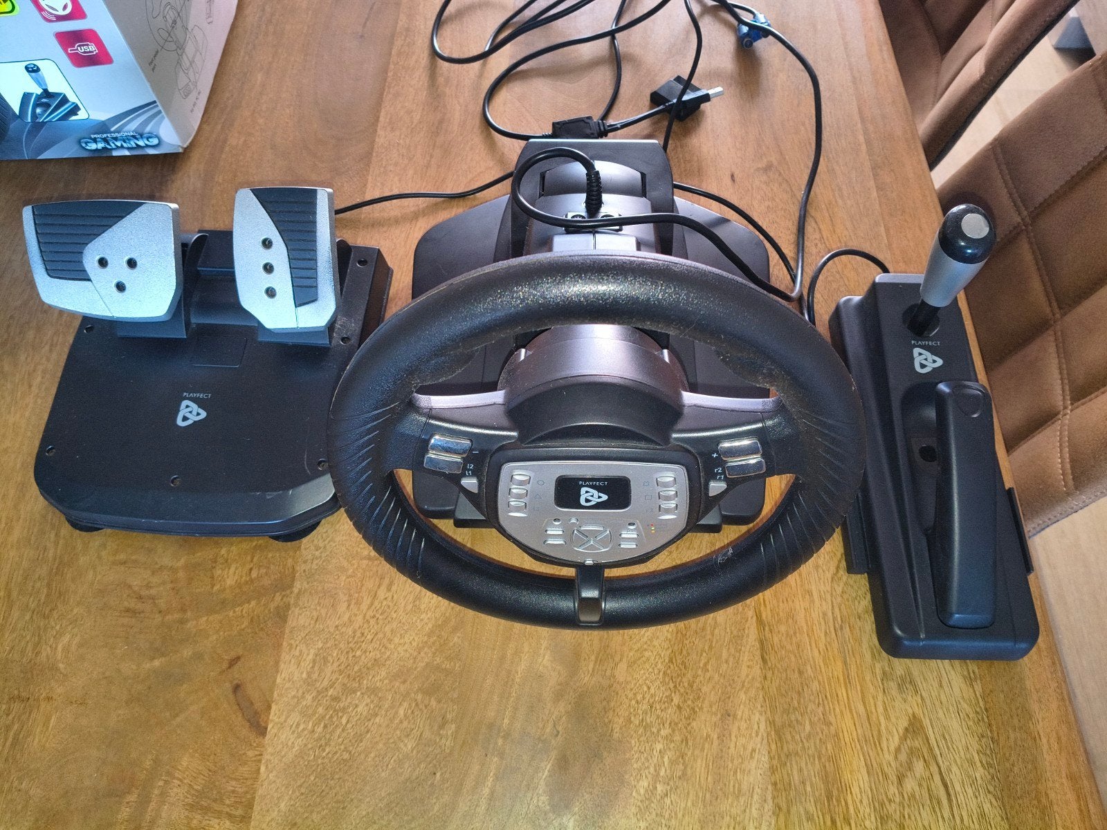 gaming stuur k9 supreme engine wheel, Computers en Software, Ophalen of Verzenden, Gebruikt