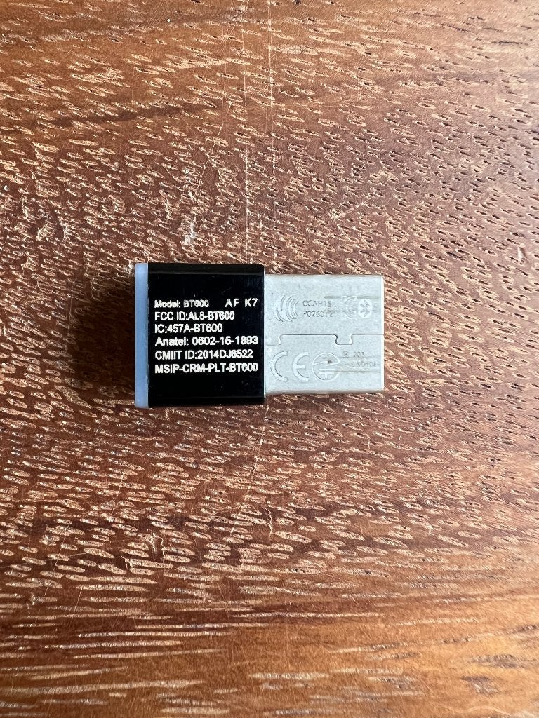 Origineel Plantronics BT600 Bluetooth USB-dongle, Plantronics, On-ear, Ophalen of Verzenden, Zo goed als nieuw