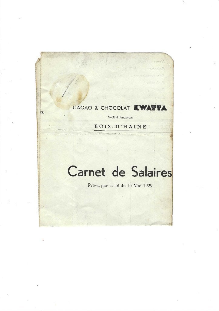 Cacao & Chocolat Kwatta à Bois d'Haine, Envoi, Utilisé
