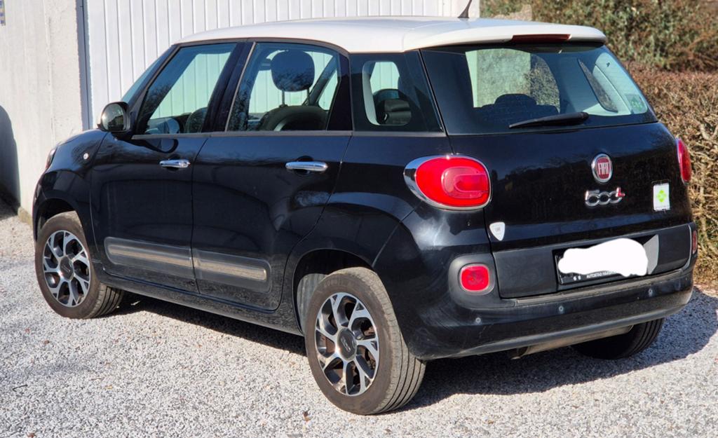 Fiat 500L CNG BENZ 1prop clima 2017.180mkm 5900€ ctok, Auto's, Fiat, Euro 6, CNG (Aardgas), Leder, 5 deurs