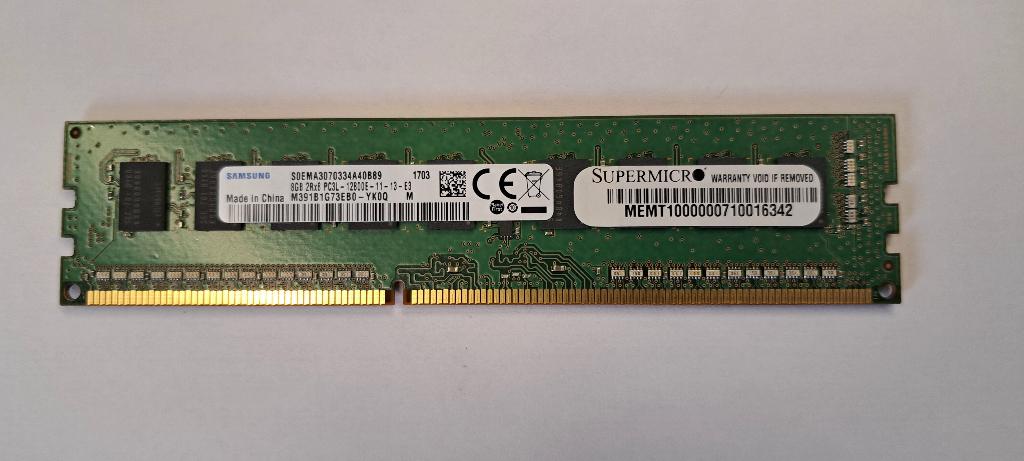 SAMSUNG 8GB DIMM GEHEUGEN, Computers en Software, RAM geheugen, Server, 8 GB, Nieuw, DDR3