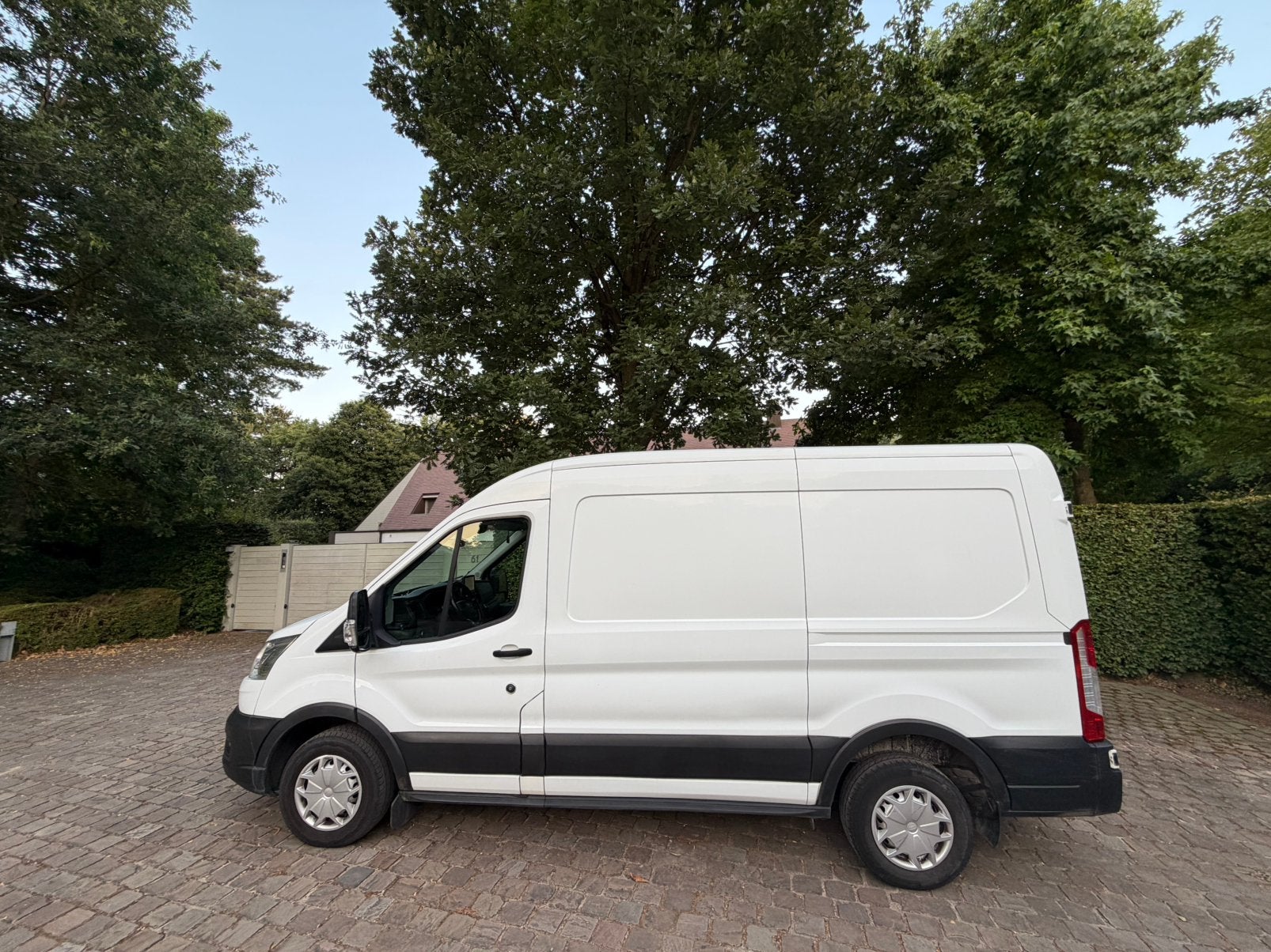 Ford Transit 99dkm BTW wagen, Auto's, Stof, Wit, 5 deurs, Particulier
