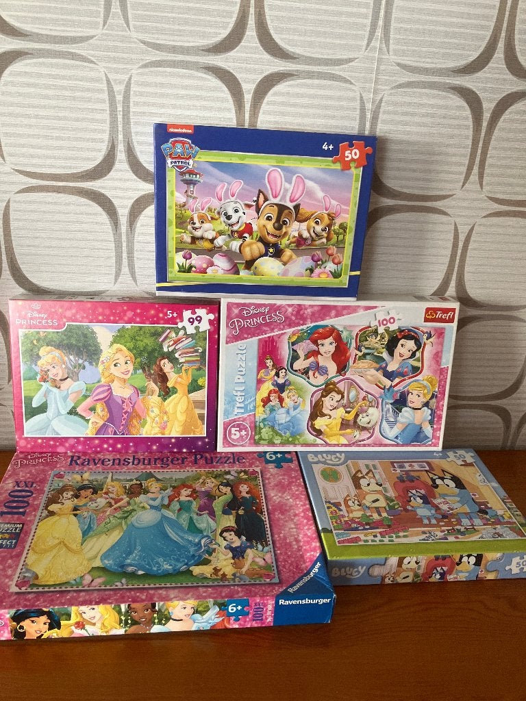 Kinderpuzzels, Ophalen