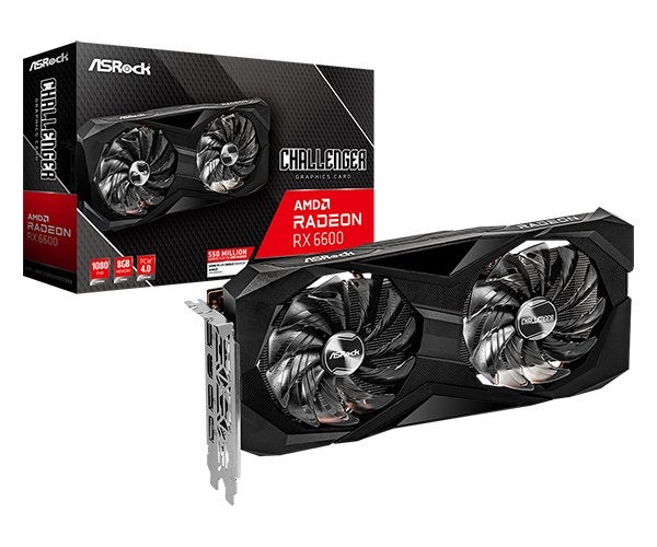 ASRock Radeon RX 6600 Challenger D 8 Go, Informatique & Logiciels, AMD, Enlèvement ou Envoi, GDDR6, PCI-Express 4