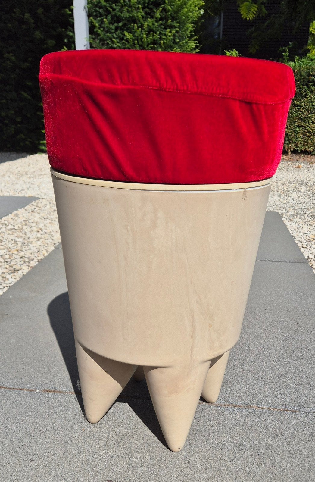 Vintage French Stool by Phillippe Starck, Ophalen, Gebruikt