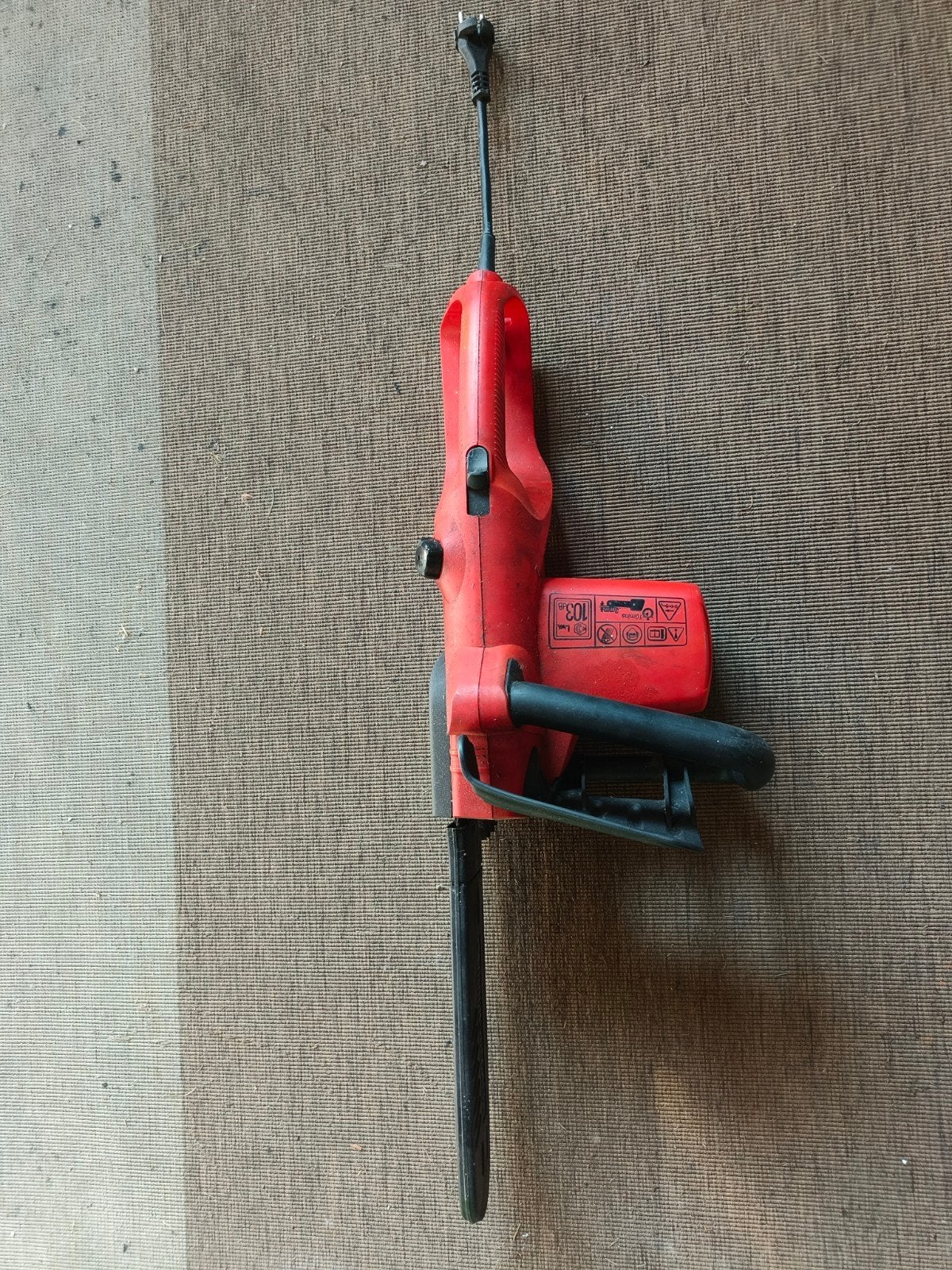 Kettingzaag Black-Decker, Enlèvement