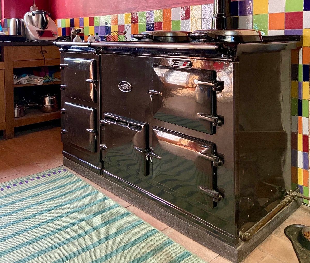 Aga Rayburn, Elektronische apparatuur, Fornuizen, Ophalen, Gebruikt, Warmhoudplaat, 60 cm of meer