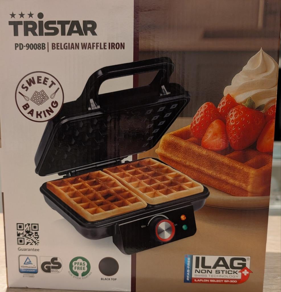 Nieuw wafelijzer Tristar, Enlèvement