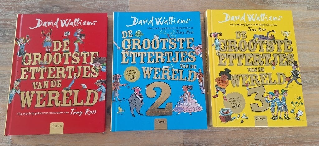 voor de 3 boeken 10 euro in totaal, Livres, Romans, Enlèvement, Comme neuf, Walliams, Belgique