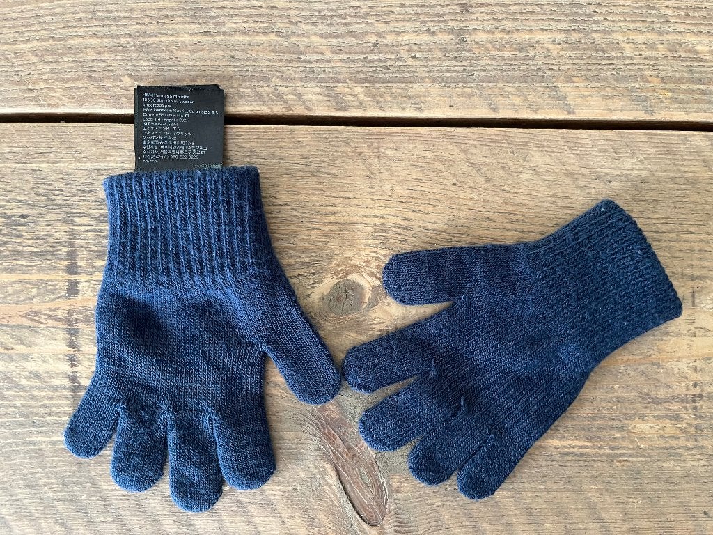 H&M (marine) blauwe handschoentjes 92 - 104, Jongen of Meisje, H&M, Ophalen of Verzenden, Zo goed als nieuw