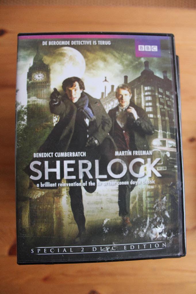 Sherlock  seizoen 1-2-3         knap Brits dedective- serie!, CD & DVD, À partir de 12 ans, Enlèvement ou Envoi, Comme neuf, Non fictionnel