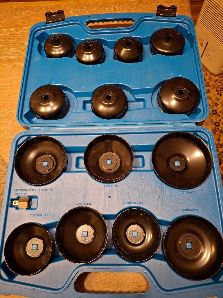 Oliefilter set, Ophalen