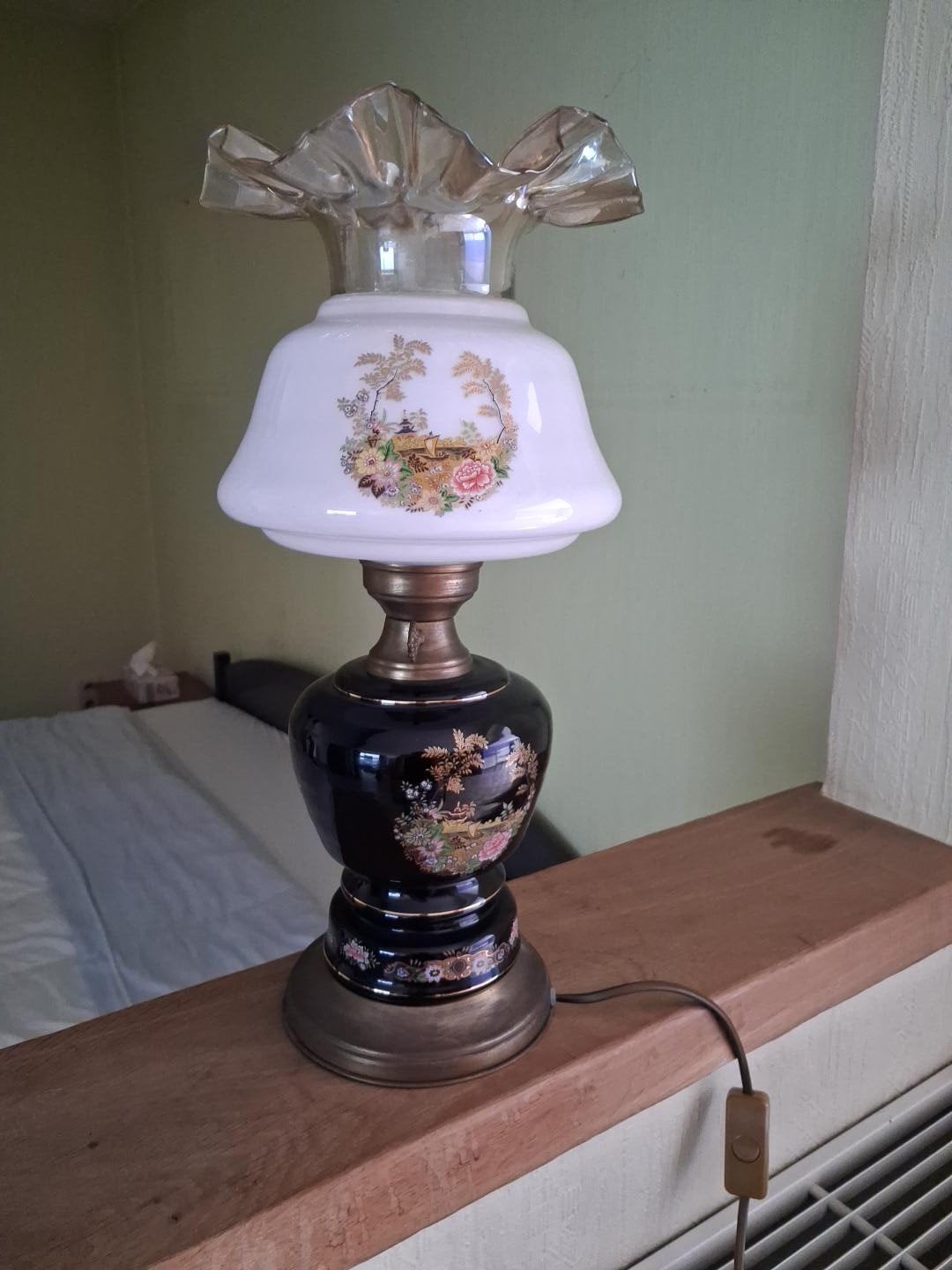 Vintage decoratieve tafellamp, Ophalen