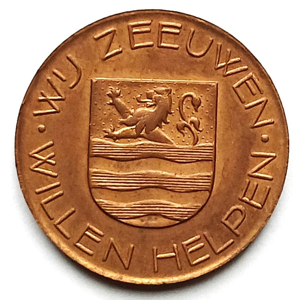 medaille 1924 wij zeeuwen willen helpen Food Crisis Germany, Ophalen of Verzenden, Overige materialen