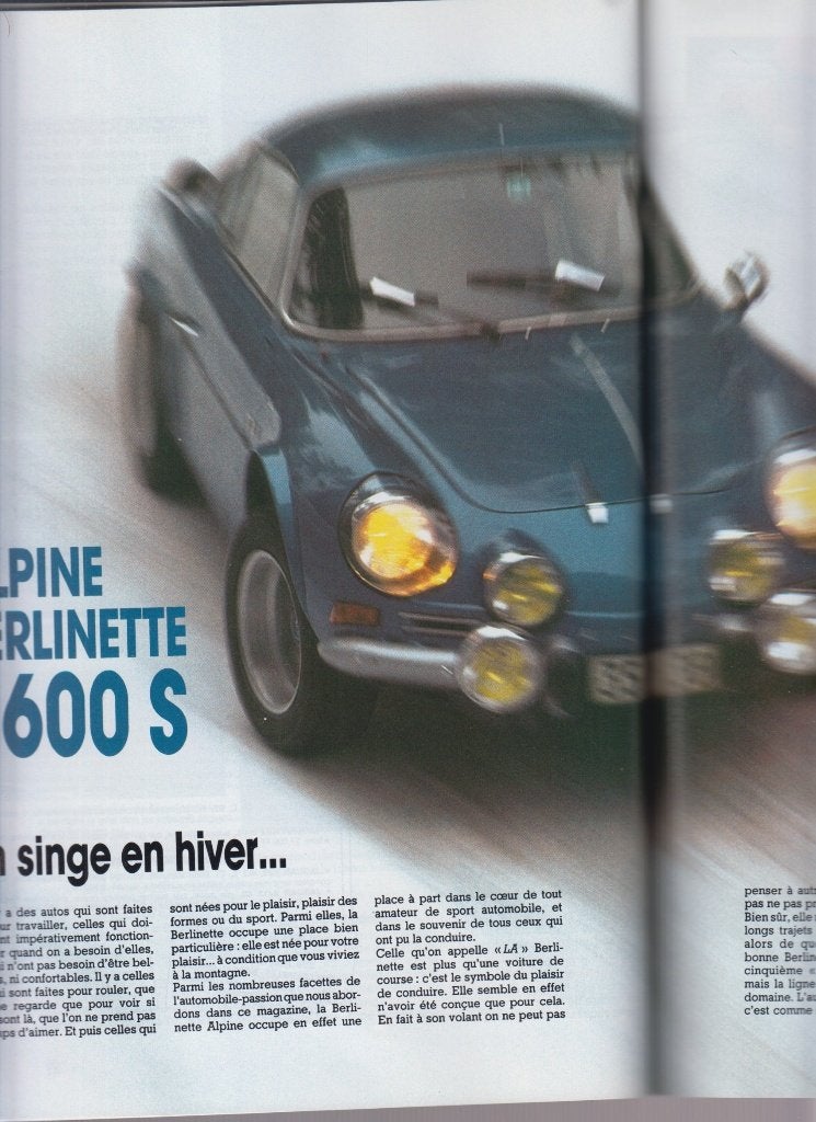 Alpine Renault A 110 1600S voiture de collection, Livres, Autos | Livres, Envoi, Utilisé, Renault