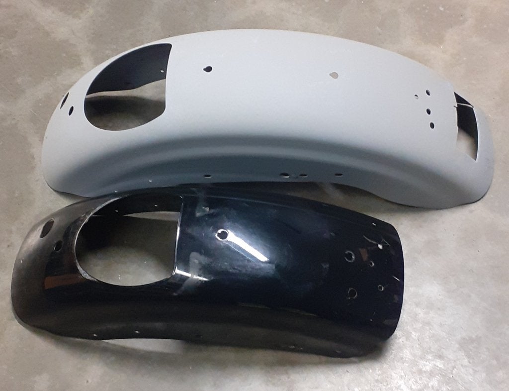 Achterspatborden voor harley sportster, Motoren, Ophalen