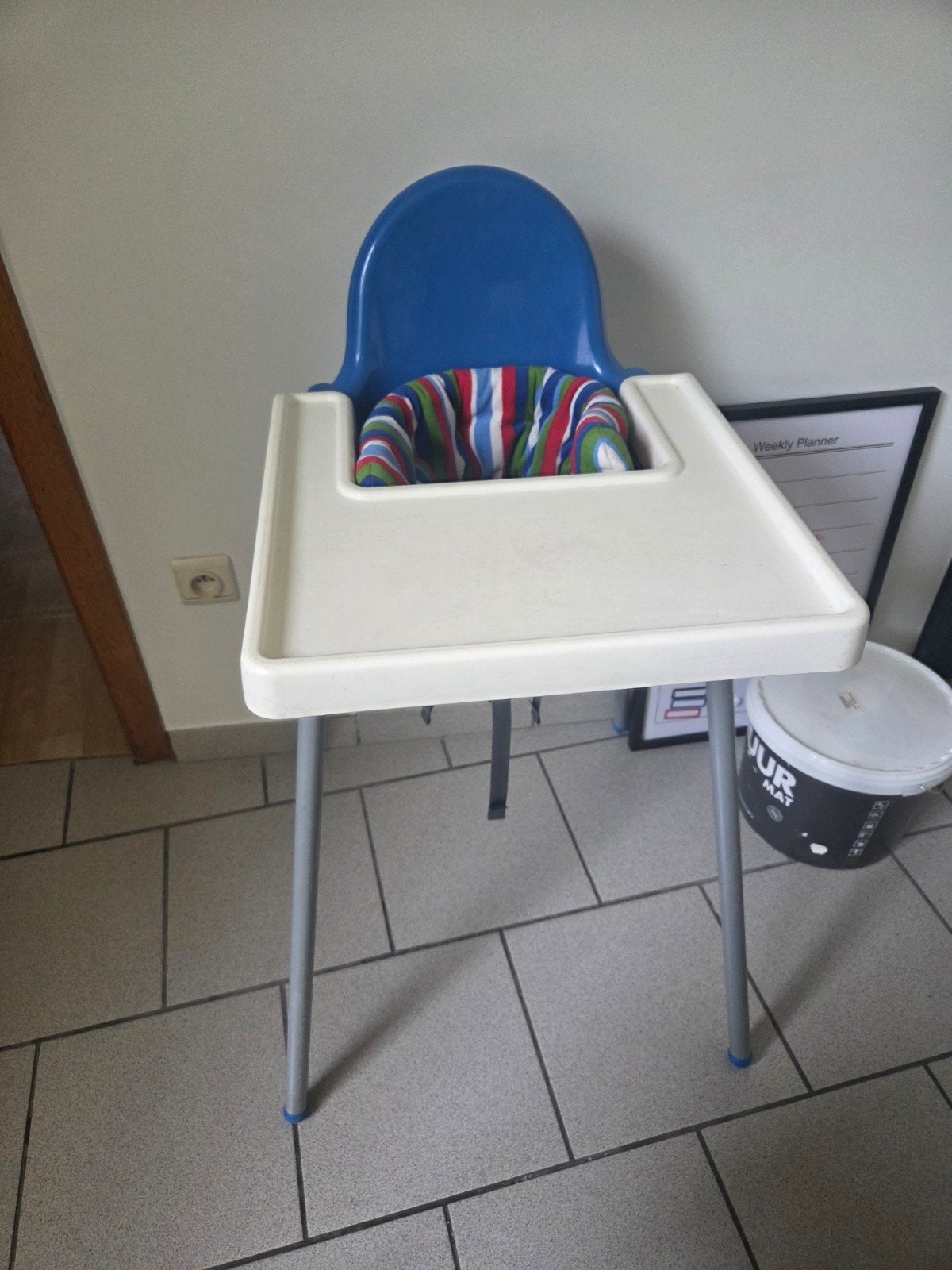 kinderstoel, Ophalen