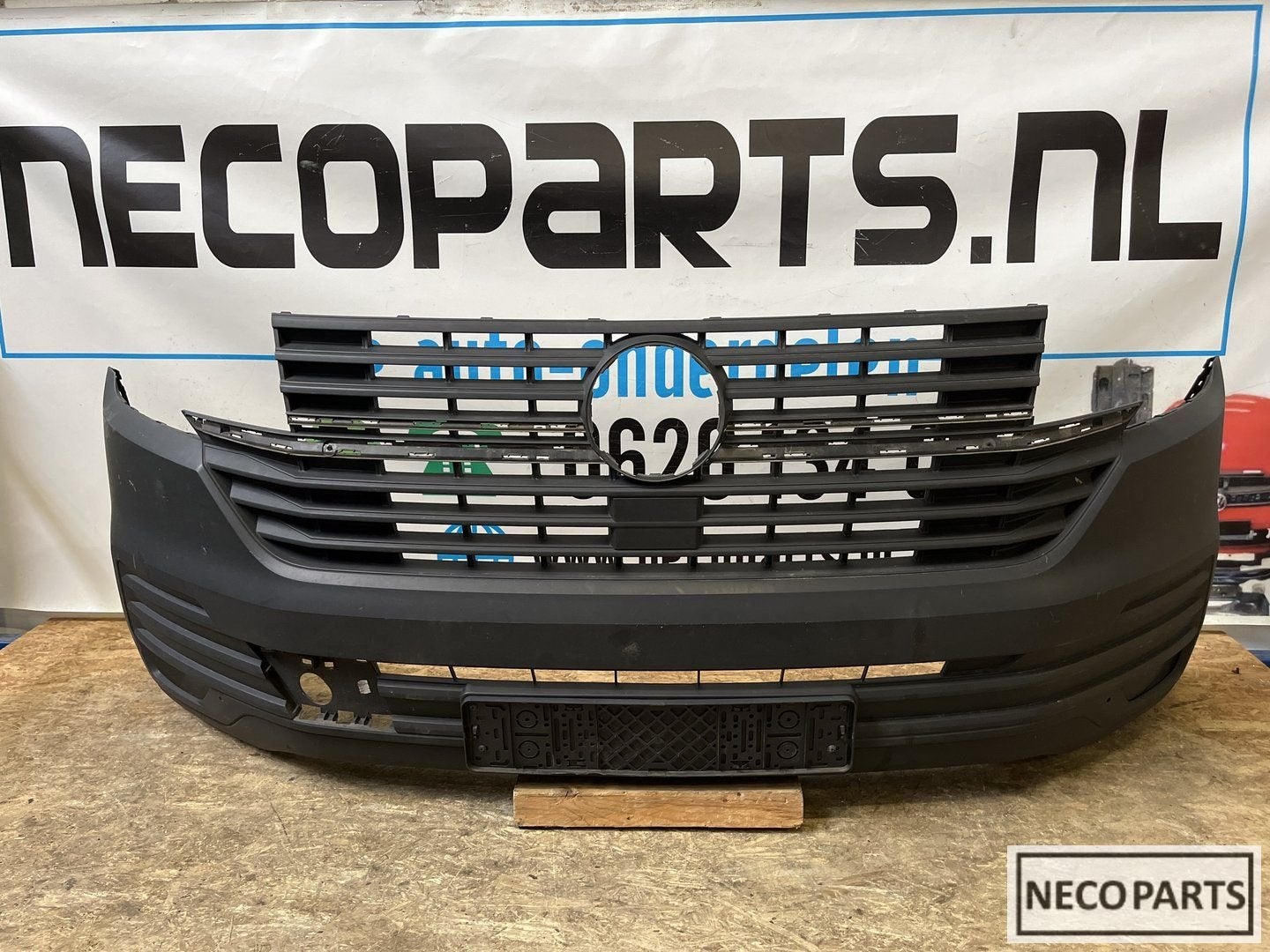 VOLKSWAGEN TRANSPORTER T6 FACELIFT VOORBUMPER BUMPER ORIGINE, Volkswagen, -, Utilisé, -