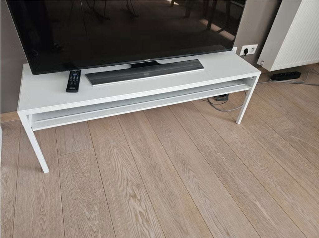 Meuble TV Free, blanc, acier, 25 à 50 cm, Klassiek, Moins de 100 cm, Comme neuf