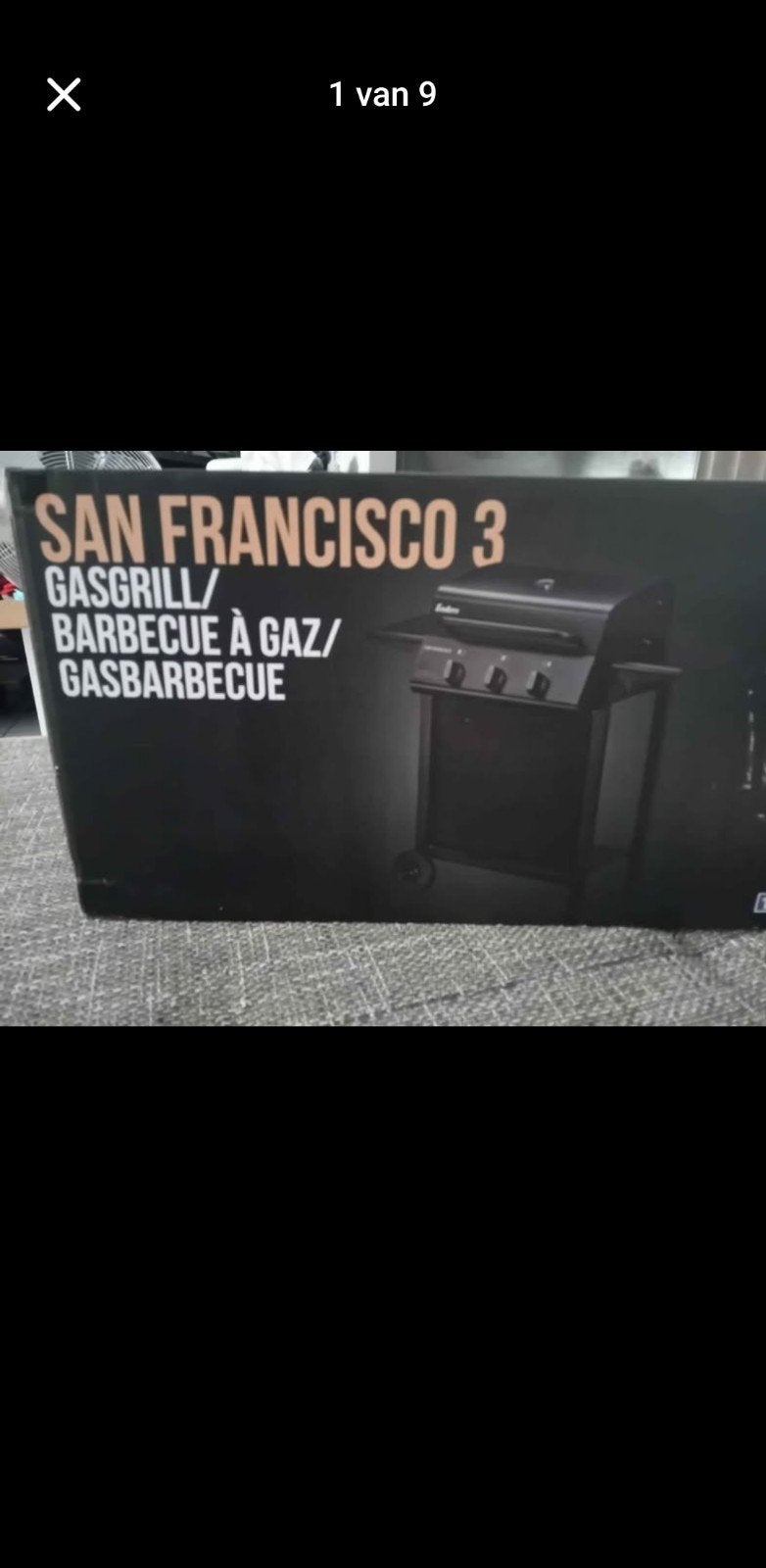 nieuw gas bbq san francisco, Tuin en Terras, Ophalen